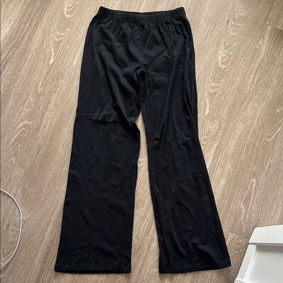 Cou Cou The Pant: Cotton Jersey Black - S - Picture 1 of 4